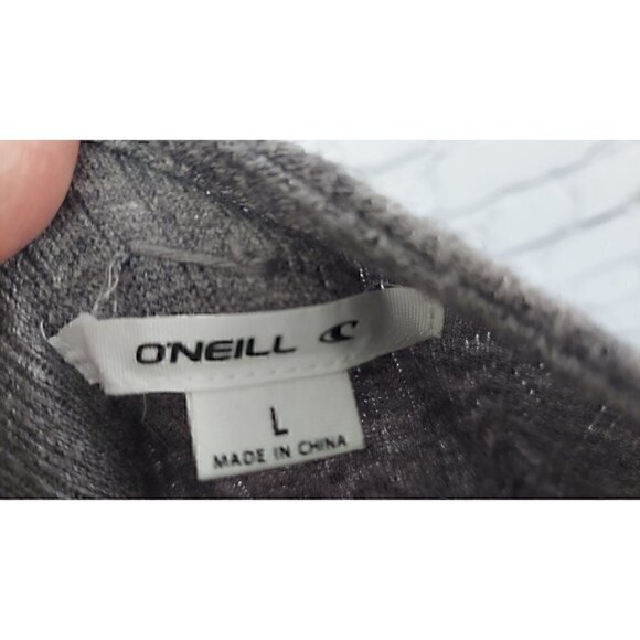 O'Neill Surplice Wrap Style Sweater Dress Gray/NWT, Size L - Picture 4 of 7